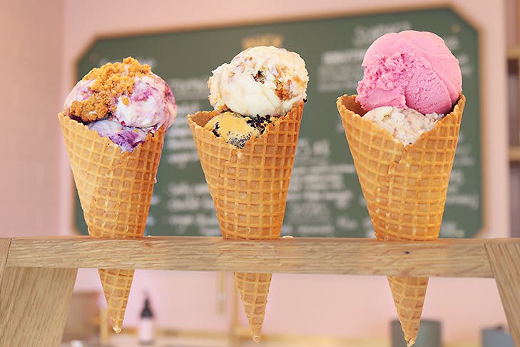 Ice cream from Duck Island Ice Cream